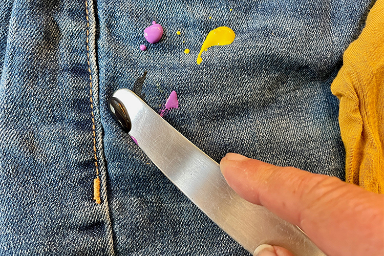 If You Accidentally Get Paint on Your Clothes, Don't Panic— Just Try This